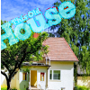 cimorene: Blue text reading "This Old House" over a photo of a small yellow house (knypplinge)