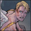 tangeriner: Angel looks back over his shoulder, covered in blood (x-men: warren woe)