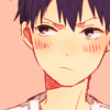 kurosakiami01: kageyama tobio blushes (kageyama blush)