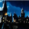 moth2fic: Hogwarts against evening sky (harrypotter_hogwarts)