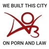 peoriapeoriawhereart: AO3 symbol with we built this city on porn and law (pr0n and law)