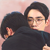 glymr: two characters hugging (comfort)
