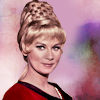 chanter1944: Janice Rand, in three-quarter profile on a swirly pink background (TOS - Rand: unsung hera recognized)