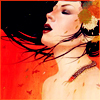 pleasance: Painting by Sylvia Ji of a gorgeous dark haired woman in sweltering heat. (Sweltering)