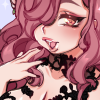 joies: Commissioned art, do not take! (You got my lipstick on your face)