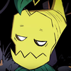 lonesome_moonflower: Wormwood looking suspicious with narrowed eyes and a mouth turned neither up nor down. (suspicious)