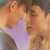 tinny: Boylove: Meng Shaofei and Tang Yi lovingly looking at each other, about to kiss (bl_history3_gaze)