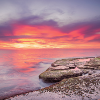 mergatrude: (Sunrise (rocks))