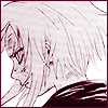 hokuton_punch: Manga panel of Sakura from Naruto in profile with her hair cut. (naruto sakura look at my back)