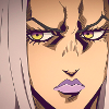 tropicsbear: Leone Abbacchio from JoJo's Bizarre Adventure giving someone/something the side-eye (JJBA: Abbacchio side-eye)