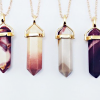 tropicsbear: A row of crystal necklaces (Fashion: Jewelry)