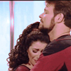 sixbeforelunch: riker and troi hugging, no text (trek - riker and troi hug)