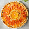 ysilme: Pic of tarte à l'orange from above. (Food)
