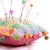 ysilme: Pincushion in candy colours. (Sewing)