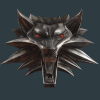 witcherverse: (school of the wolf, witcher, witcher medallion)