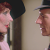 peoriapeoriawhereart: Doctor Crusher facing center, in holodeck garb (Hard Boiled Picard and Bev)