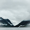 naye: A rainy day in Norway. (mountains in the mist)