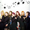 lirazel: The kpop girl group Dreamcatcher against a white background under stars ([music] fly high)