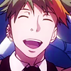 polarissruler: clavis from death parade, smiling wide (clavis)