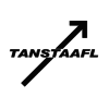 nathanielbuildsatesseract: The word TANSTAAFL overlaid on a black arrow pointing to the top right. (Libersign)
