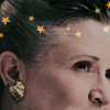goodbyebird: Star Wars: a close-crop of General Leia, stars in her hair. (SW a general is a star)