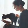 whimsyful: (bright star reading cat)
