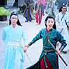slightlytookish: Wei Wuxian running through town and pulling Lan Wangji behind him (The Untamed: LWJ & WWX - Running)