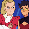 dumbjockenergy: annoyed, catra, huff huff (157)