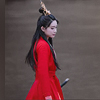 littledust: Wen Qing standing, wearing vivid red. ([cql] flower trying to bloom in snow)