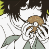 dewcreek: L, holding a donut (Default)