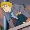 hisblueskies: Blond-haired boy kneeling on a windowsill, perhaps to leap? (Ready for Action)