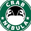 sunnymodffa: Crab Nebula version of the Starbucks logo (crab nebula Starbucks)