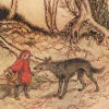 merryghoul: illustration (rackham red riding hood)