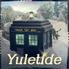 calliopes_pen: (chomiji TARDIS Yuletide snow)