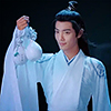 toottootmagicflute: WWX holding two white jars of Emperor's Smile (Emperor's balls)