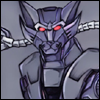 dontpetmeibite: drawing of robot cat (cynical kit)