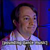 blueshiftofdeath: mark from peep show in a club, with a dead look on his face, and the caption "[pounding dance music]" (pounding dance music)