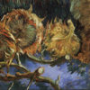 imashoe: Part of the painting Four Withered Sunflowers by van Gogh (Default)