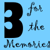 yourlibrarian: Three for the Memories (THREE-Three Default - yourlibrarian)
