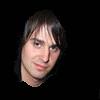 frausorge: Jon Walker looking out from a dark background and smirking (hide your hearts)
