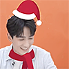 sakana17: zhu yilong with cartoon santa hat (zhu-yilong-santa)