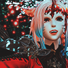 ai: a miqo'te with pink hair wearing obnoxiously bright rathalos armor (a27)