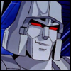 adpacempertyrannidem: Megatron smiling slightly (amused muse)