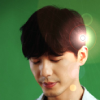 yantantether: Bai Yu on a green background (Guardian Bai Yu lens flare)