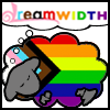 sonia: Dreamwidth sheep in progressive rainbow flag colors by @soc_puppet (rainbow dreamwidth)