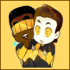 bunnyboo: Geordi and Data from Star Trek The Next Generation (geordi and data)