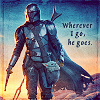 jordannamorgan: Din Djarin and Grogu, &quot;The Mandalorian&quot;. (Mandalorian Wherever)