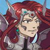 dragongrrl: looking excited for a fight with hair flying (woohoo LET'S STAB SOMETHING)