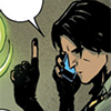 sassgaardian: Loki, male, talking on the phone and shushing someone (Phone)