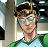 sassgaardian: Loki, male, in sunglasses and horns (Sunglasses)